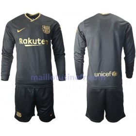 Maillot de Foot FC Barcelone Extérieur 2020-21 Manches Longues - Enfant